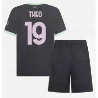 Camiseta AC Milan Theo Hernandez #19 Tercera Equipación para niños 2024-25 manga corta (+ pantalones cortos)